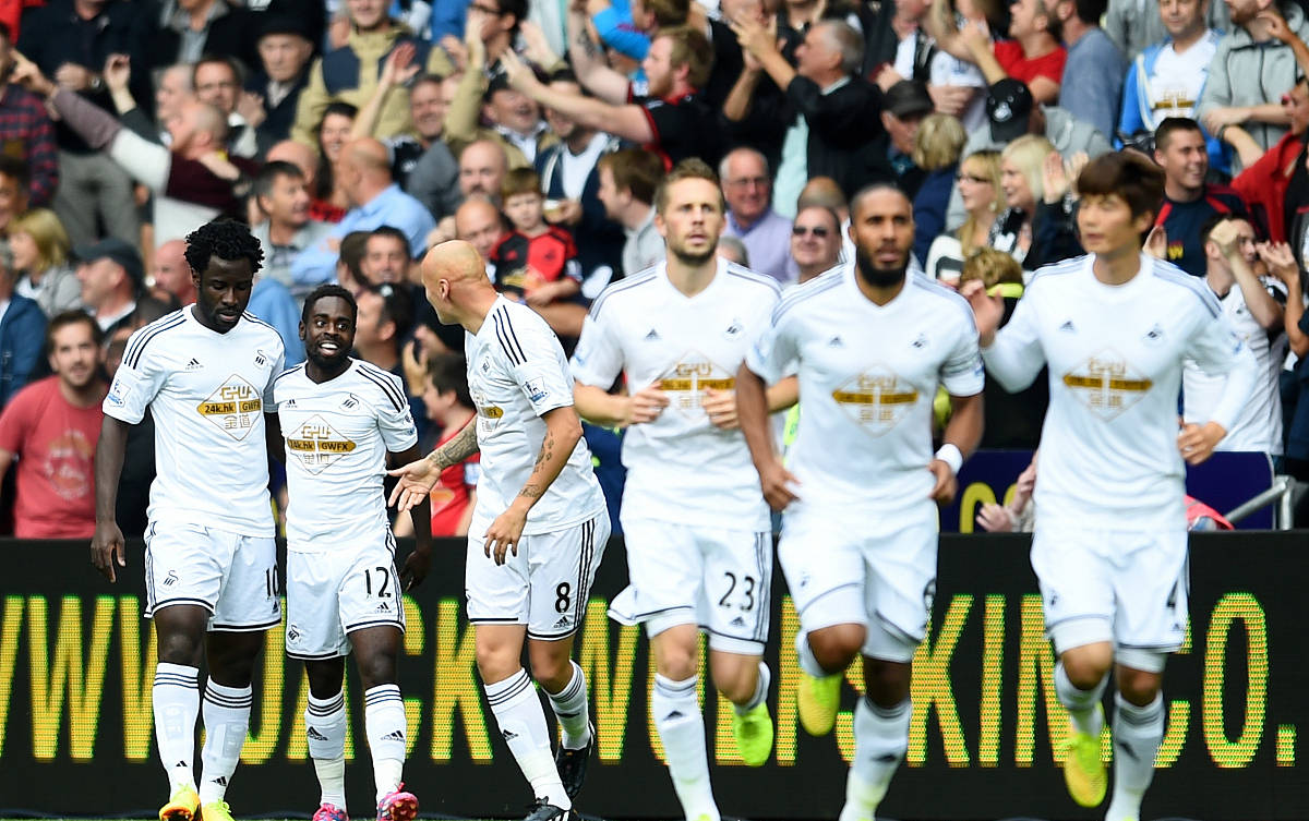 关于斯旺西主场战平，保持不败纪录的信息